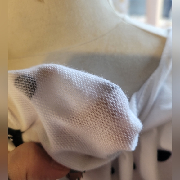 Kim and Cami oversized polka dot shirt, like new, sz L - Picture 5 of 7